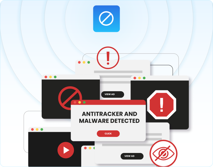Anti-Tracker & Malware Blocking
