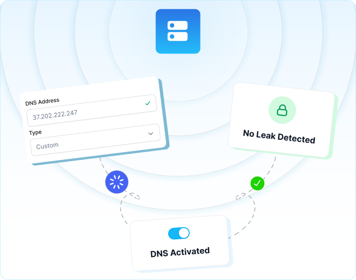 Custom DNS & Leak Protection